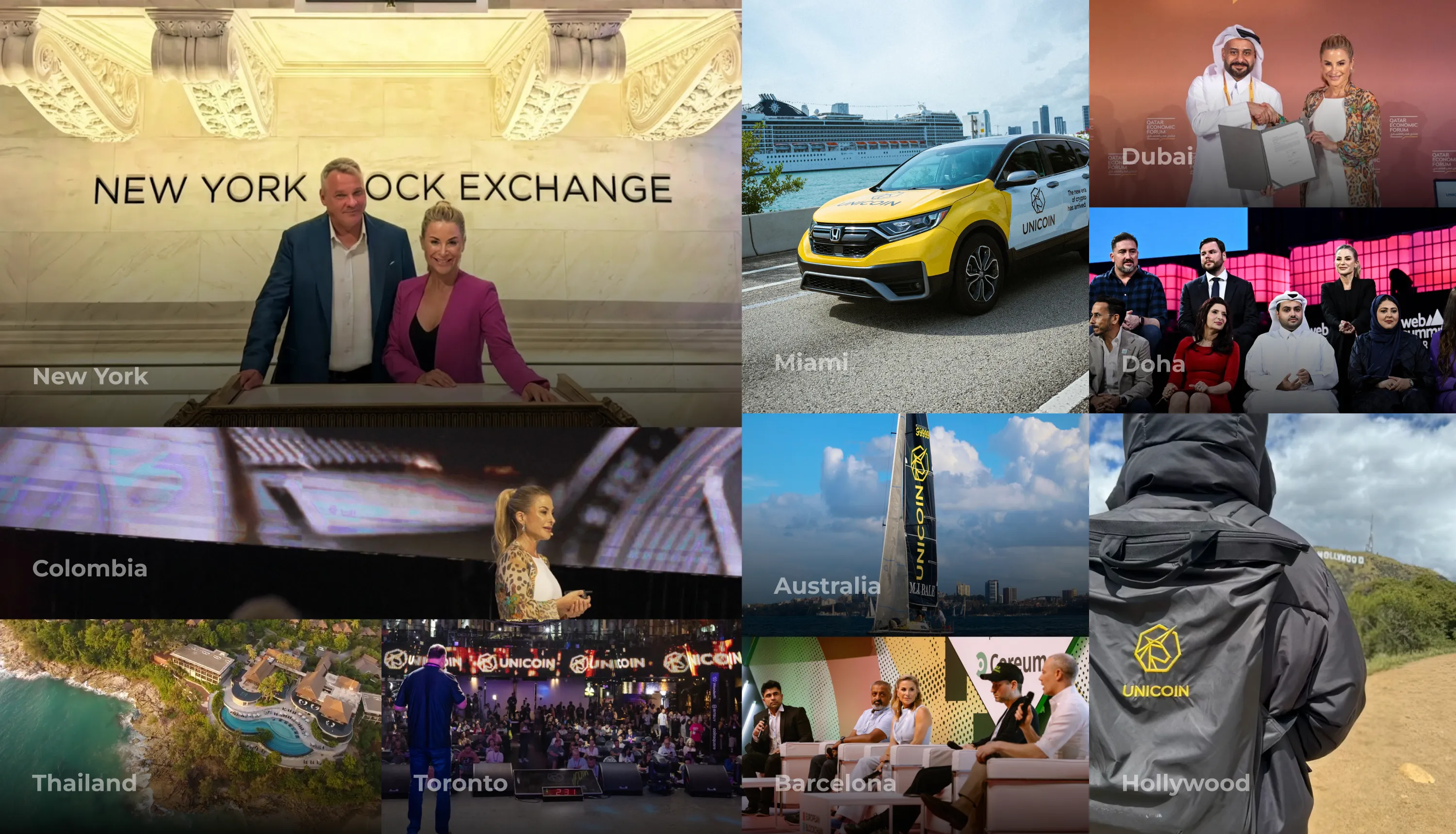 Unicoin Around the World